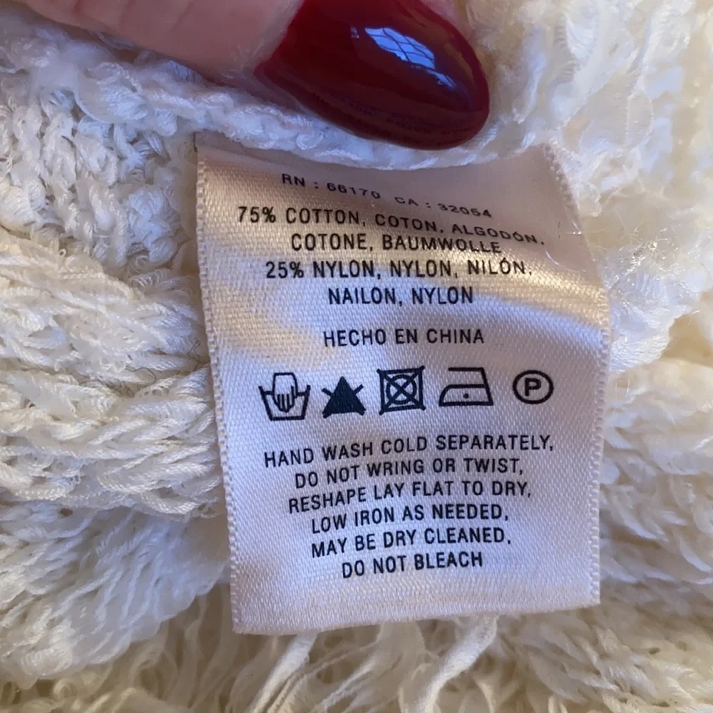 Anthropologie MOTH Ribbon Weave Sweater - Picture 8 of 8